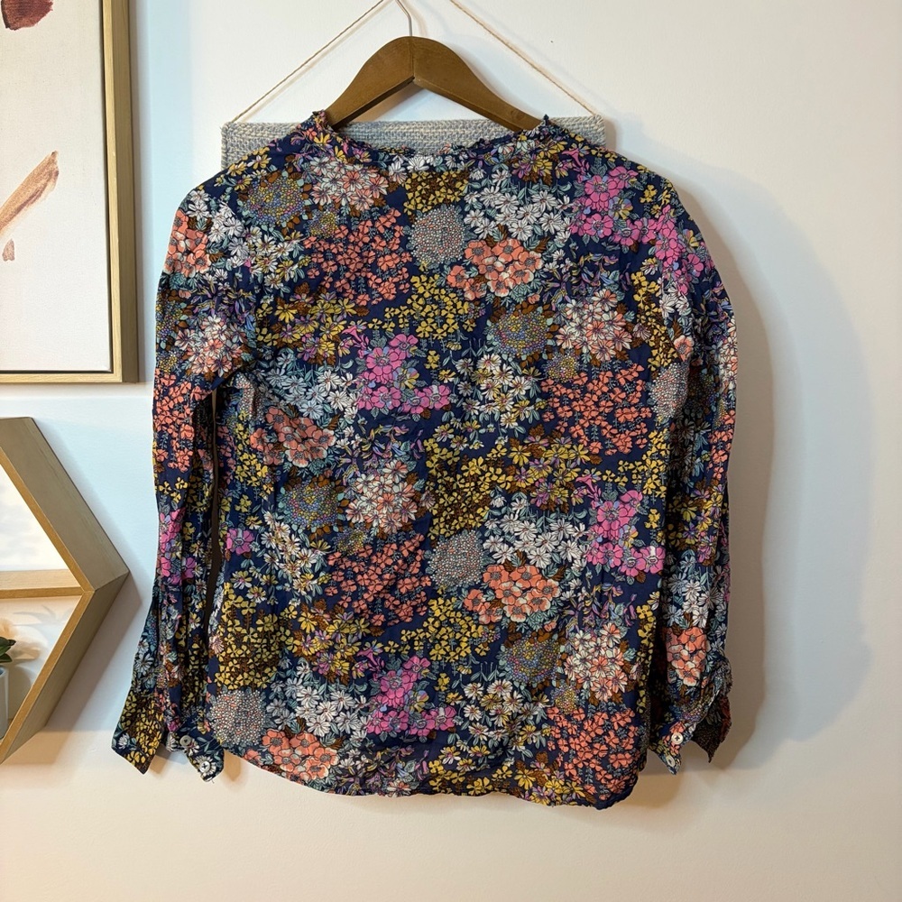Talbots Floral Top Petite Small - Picture 2 of 5